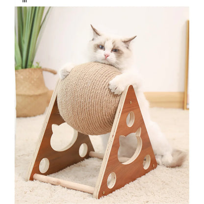 Climbing Frame Cat Tree with Wear-Resistant Cat Scratching Board