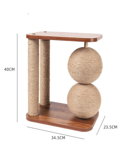 Climbing Frame Cat Tree with Wear-Resistant Cat Scratching Board